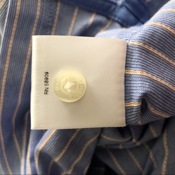 Daniel Cremieux Blue Striped Cotton Polo XL - Picture 6 of 6